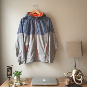 H&M Sport Grey/Blue Zip Up Hoodie